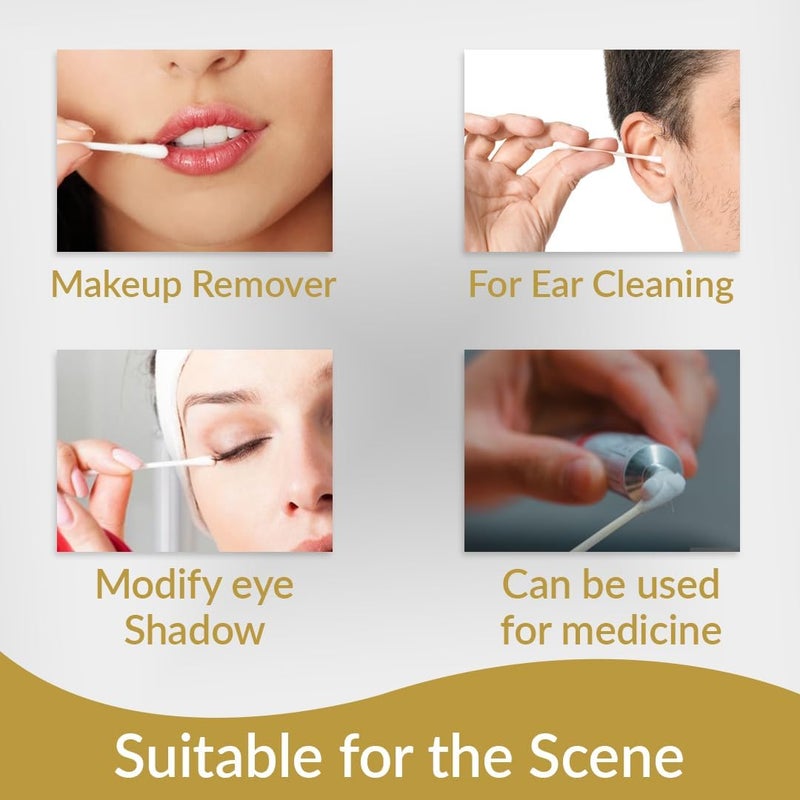 Cool & Cool Cotton Buds - 300 Pieces - Double Tipped, Hygienic Ear Swabs - Image 3